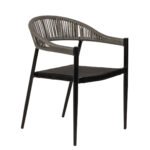 Βρες το Πολυθρόνα Κήπου ArteLibre LIVINGSTONE Μαύρο/Γκρι Αλουμίνιο/Rattan 56x55x76cm σε μοναδική τιμή στο clickforshop.gr