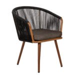 Βρες το Πολυθρόνα Κήπου ArteLibre LOFOI Μαύρο/Καφέ Αλουμίνιο/Rattan 60x62x81cm σε μοναδική τιμή στο clickforshop.gr