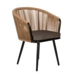 Βρες το Πολυθρόνα Κήπου ArteLibre LOFOI Μαύρο/Καφέ Αλουμίνιο/Rattan 60x62x81cm σε μοναδική τιμή στο clickforshop.gr