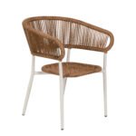 Βρες το Πολυθρόνα Κήπου ArteLibre KARURU Λευκό/Φυσικό Αλουμίνιο/Rattan 63x63x77cm σε μοναδική τιμή στο clickforshop.gr