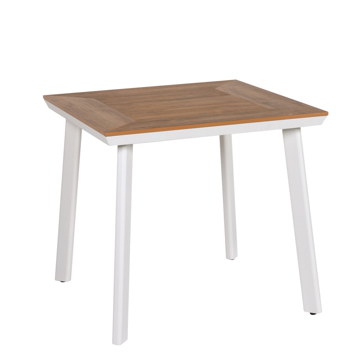 Τραπέζι Κήπου ArteLibre EPUPA Λευκό/Καρυδί Αλουμίνιο/Ξύλο 80x80x73cm Βρες το Τραπέζι Κήπου ArteLibre EPUPA Λευκό/Καρυδί Αλουμίνιο/Ξύλο 80x80x73cm σε μοναδική τιμή στο clickforshop.gr