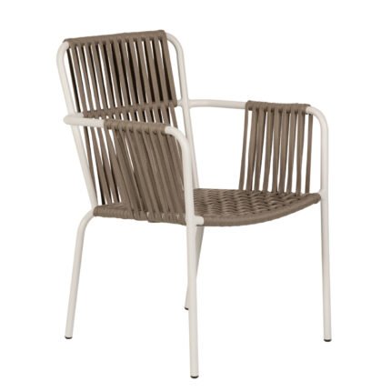 Βρες το Πολυθρόνα Κήπου ArteLibre DAYA Μπεζ/Λευκό Αλουμίνιο/Ύφασμα 57x67x84cm σε μοναδική τιμή στο clickforshop.gr