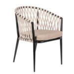 Βρες το Πολυθρόνα Κήπου ArteLibre HOWICK Γκρι/Μαύρο Αλουμίνιο/Ύφασμα 56x61x78cm σε μοναδική τιμή στο clickforshop.gr