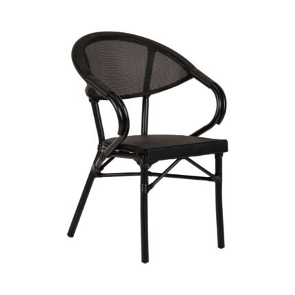 Βρες το Πολυθρόνα Κήπου ArteLibre DALILA Μαύρο Αλουμίνιο/Ύφασμα 57x57x82cm σε μοναδική τιμή στο clickforshop.gr