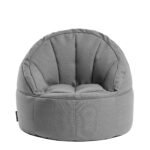 Πουφ Πολυθρόνα ArteLibre LINDE Γκρι Ύφασμα 70x75cm - Image 2