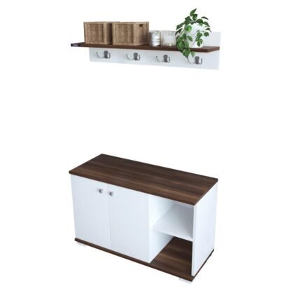 Βρες το Έπιπλο Εισόδου ArteLibre FURAHA Καρυδί Μοριοσανίδα 90x33x52.2cm σε μοναδική τιμή στο clickforshop.gr