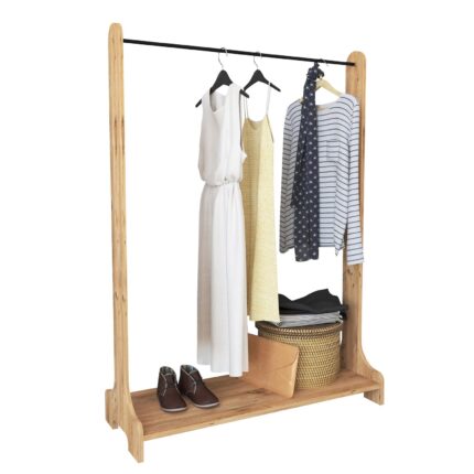 Βρες το Κρεμάστρα Δαπέδου ArteLibre ORATILE Δρυς Μοριοσανίδα/Μέταλλο 89x35x128cm σε μοναδική τιμή στο clickforshop.gr