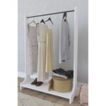 Κρεμάστρα Δαπέδου ArteLibre ORATILE Λευκό Μοριοσανίδα/Μέταλλο 89x35x128cm - Image 2