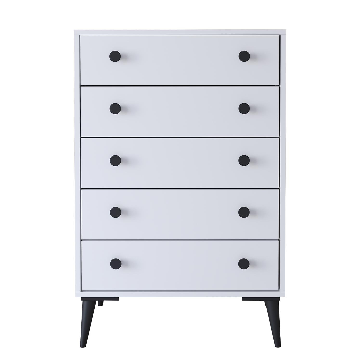 Συρταριέρα ArteLibre AMARI Λευκό Μοριοσανίδα 72x43x114cm Βρες το Συρταριέρα ArteLibre AMARI Λευκό Μοριοσανίδα 72x43x114cm σε μοναδική τιμή στο clickforshop.gr