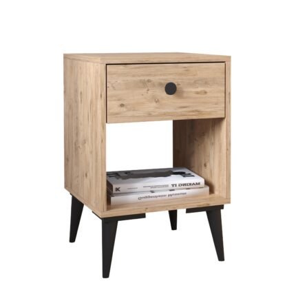 Βρες το Κομοδίνο ArteLibre AMARI Δρυς Μοριοσανίδα 43x43x67.5cm σε μοναδική τιμή στο clickforshop.gr