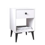 Βρες το Κομοδίνο ArteLibre AMARI Λευκό Μοριοσανίδα 43x43x67.5cm σε μοναδική τιμή στο clickforshop.gr