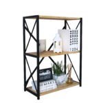 Βρες το Βιβλιοθήκη ArteLibre JAWARA Δρυς/Μαύρο Μοριοσανίδα/Μέταλλο 70x34x78.5cm σε μοναδική τιμή στο clickforshop.gr