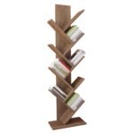 Βρες το Βιβλιοθήκη ArteLibre AZIZI Καρυδί Μοριοσανίδα 35x19.5x130cm σε μοναδική τιμή στο clickforshop.gr