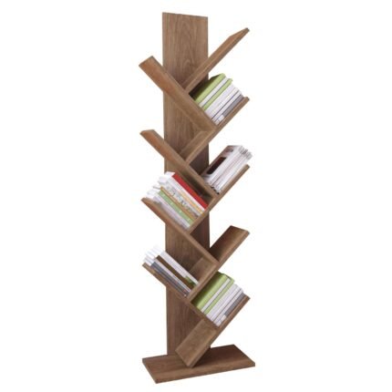 Βρες το Βιβλιοθήκη ArteLibre AZIZI Καρυδί Μοριοσανίδα 35x19.5x130cm σε μοναδική τιμή στο clickforshop.gr