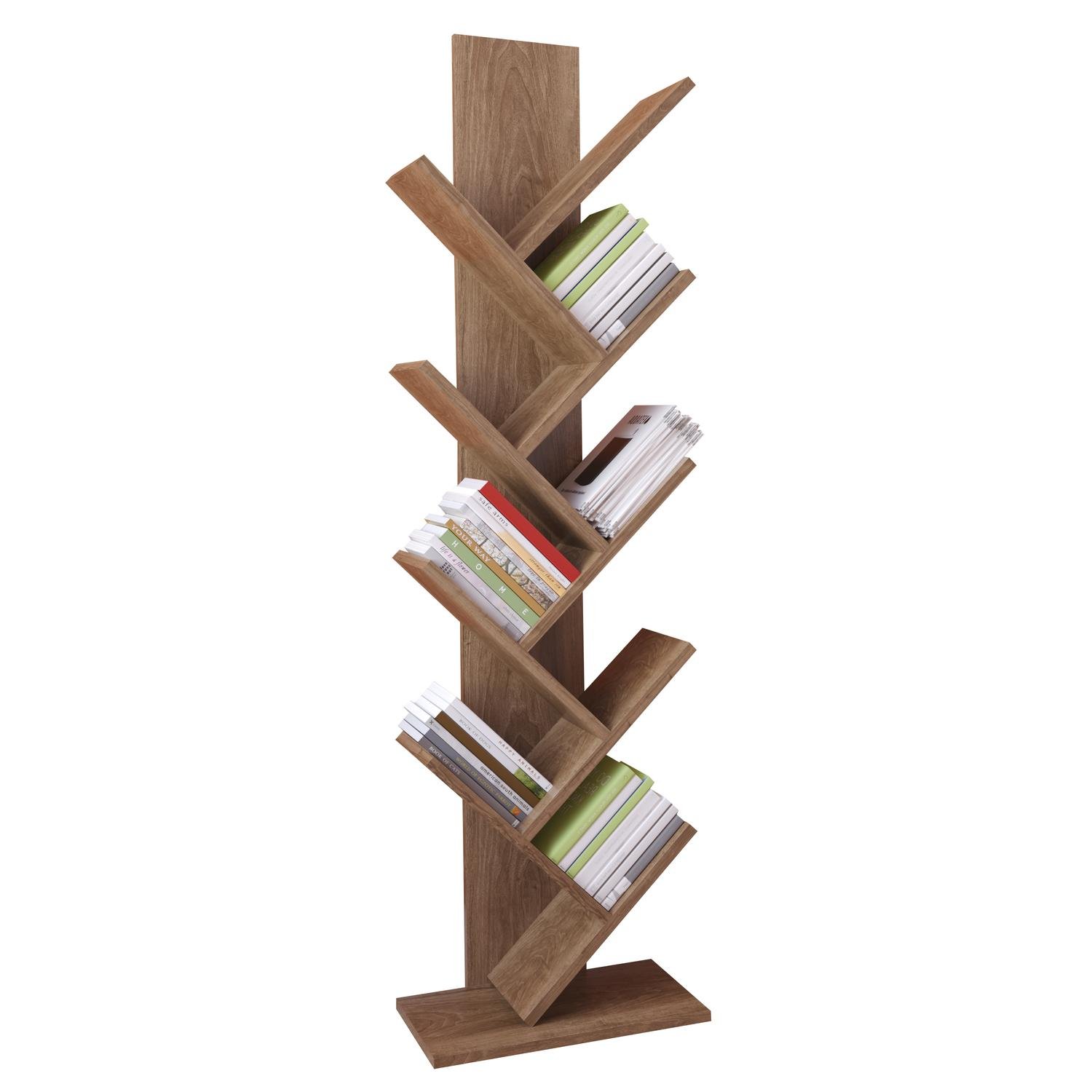 Βιβλιοθήκη ArteLibre AZIZI Καρυδί Μοριοσανίδα 35x19.5x130cm Βρες το Βιβλιοθήκη ArteLibre AZIZI Καρυδί Μοριοσανίδα 35x19.5x130cm σε μοναδική τιμή στο clickforshop.gr