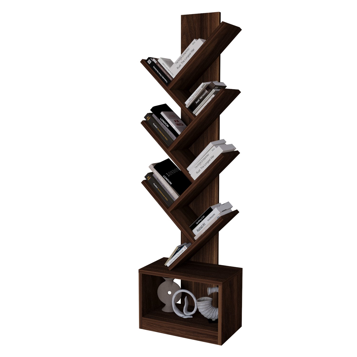 Βιβλιοθήκη ArteLibre BADRU Καρυδί Μοριοσανίδα 40x19.5x150cm Βρες το Βιβλιοθήκη ArteLibre BADRU Καρυδί Μοριοσανίδα 40x19.5x150cm σε μοναδική τιμή στο clickforshop.gr