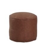 Βρες το Πουφ ArteLibre CHISISI Camel Δέρμα Φ45x35cm σε μοναδική τιμή στο clickforshop.gr