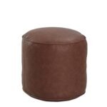 Βρες το Πουφ ArteLibre HABIBAH Camel Δέρμα Φ45x35cm σε μοναδική τιμή στο clickforshop.gr