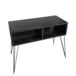 Βρες το Έπιπλο Τηλεόρασης ArteLibre AMARA Όψη Μαρμάρου/Μαύρο Μοριοσανίδα/Μέταλλο 72x30x58.6cm σε μοναδική τιμή στο clickforshop.gr