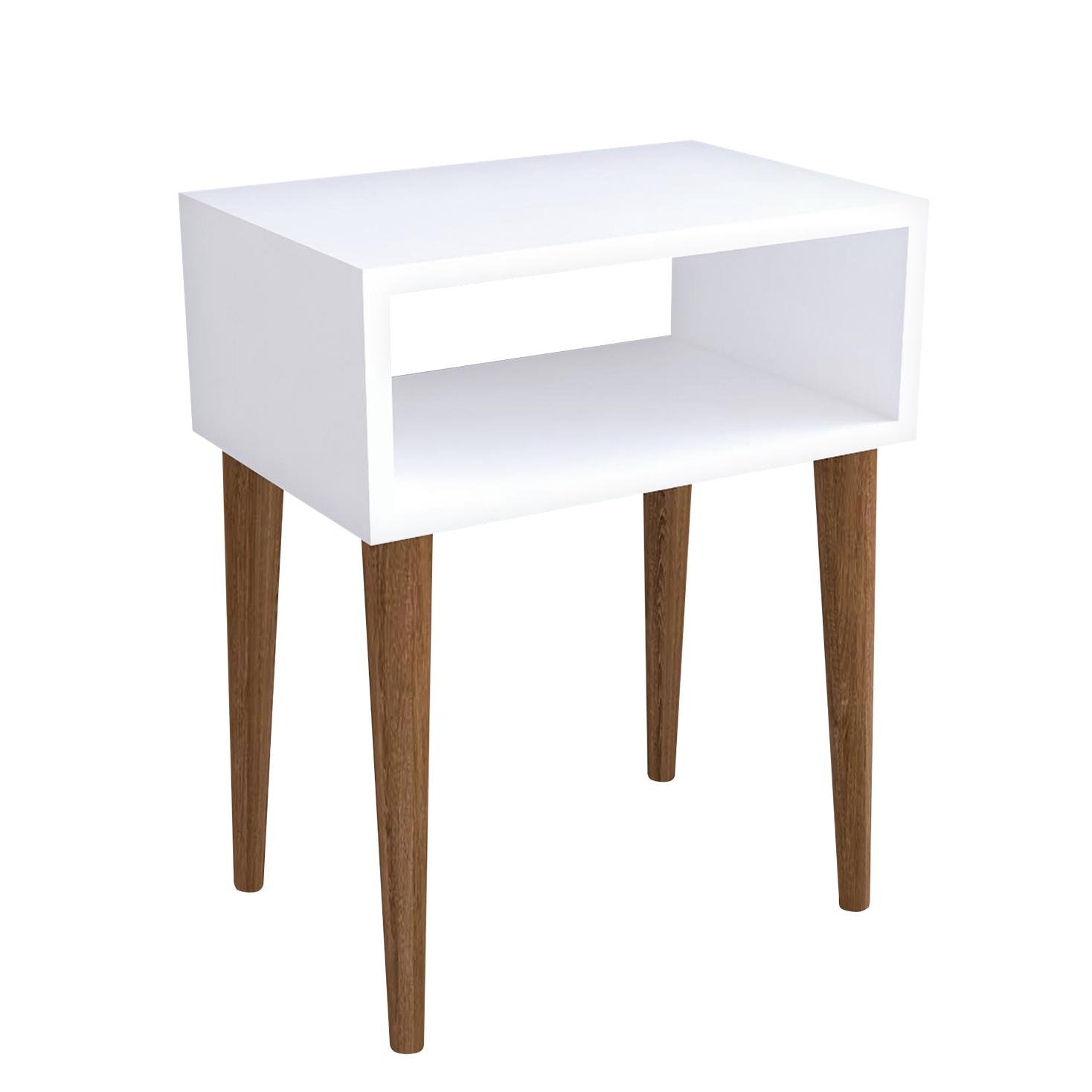 Κομοδίνο ArteLibre GANIRU Λευκό Μοριοσανίδα/Ξύλο 45x30x60cm Βρες το Κομοδίνο ArteLibre GANIRU Λευκό Μοριοσανίδα/Ξύλο 45x30x60cm σε μοναδική τιμή στο clickforshop.gr