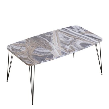 Βρες το Τραπεζάκι Σαλονιού ArteLibre FEMI Γκρι Μοριοσανίδα/Μέταλλο 50x90x40cm σε μοναδική τιμή στο clickforshop.gr