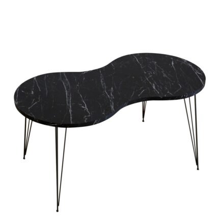 Βρες το Τραπεζάκι Σαλονιού ArteLibre SADE Μαύρο Μοριοσανίδα/Μέταλλο 41x90x40cm σε μοναδική τιμή στο clickforshop.gr