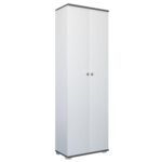 Βρες το Ντουλάπι ArteLibre ROSELINE Λευκό/Ανθρακί Μοριοσανίδα 50x30x183cm σε μοναδική τιμή στο clickforshop.gr