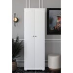 Ντουλάπι ArteLibre ROSELINE Λευκό Μοριοσανίδα 50x30x183cm - Image 2