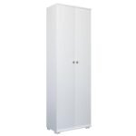 Βρες το Ντουλάπι ArteLibre ROSELINE Λευκό Μοριοσανίδα 50x30x183cm σε μοναδική τιμή στο clickforshop.gr