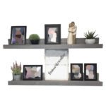 Βρες το Ράφι Τοίχου ArteLibre BOUREY Γκρι Ξύλο (2x)70x10x7cm Σετ 2Τμχ σε μοναδική τιμή στο clickforshop.gr