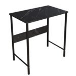 Βρες το Γραφείο ArteLibre JENSKI Μαύρο/Όψη Μαρμάρου Μέταλλο/Μοριοσανίδα 74x72x45cm σε μοναδική τιμή στο clickforshop.gr