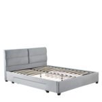 Βρες το Κρεβάτι Διπλό ArteLibre PRODREAM Γκρι Ύφασμα 206x169x96cm (Στρώμα 160x200cm) σε μοναδική τιμή στο clickforshop.gr