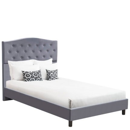 Βρες το Κρεβάτι Ημίδιπλο ArteLibre JUNIPER Γκρι Ύφασμα 209x132x125cm (Στρώμα 120x200cm) σε μοναδική τιμή στο clickforshop.gr