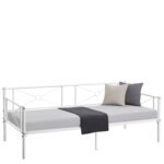 Βρες το Καναπές Κρεβάτι ArteLibre CIMARRON Λευκό Μέταλλο 197.5x96x75cm (Στρώμα 90x190cm) σε μοναδική τιμή στο clickforshop.gr