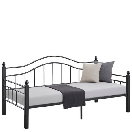 Βρες το Καναπές Κρεβάτι ArteLibre PECOS Μαύρο Μέταλλο 200x98x99cm (Στρώμα 90x190cm) σε μοναδική τιμή στο clickforshop.gr