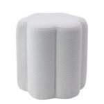 Βρες το Σκαμπό ArteLibre BAT FLOWER Γκρι Ανοιχτό Ύφασμα Μπουκλέ 38x38x40cm σε μοναδική τιμή στο clickforshop.gr