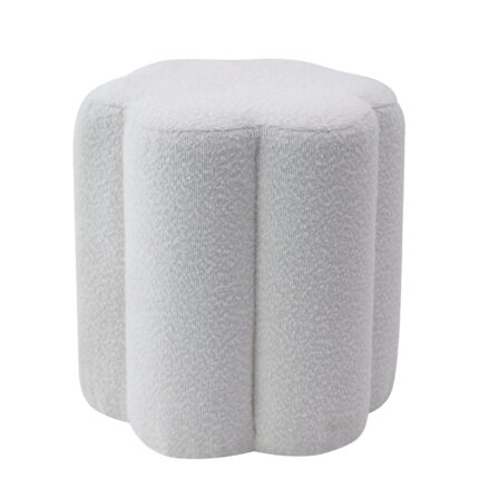 Βρες το Σκαμπό ArteLibre BAT FLOWER Γκρι Ανοιχτό Ύφασμα Μπουκλέ 38x38x40cm σε μοναδική τιμή στο clickforshop.gr