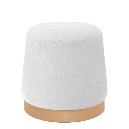 Βρες το Σκαμπό ArteLibre PRIMULA Με Ξύλινη Βάση Λευκό Ύφασμα Teddy 38x38x41cm σε μοναδική τιμή στο clickforshop.gr