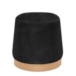 Βρες το Σκαμπό ArteLibre PRIMULA Με Ξύλινη Βάση Μαύρο Ύφασμα Teddy 38x38x41cm σε μοναδική τιμή στο clickforshop.gr