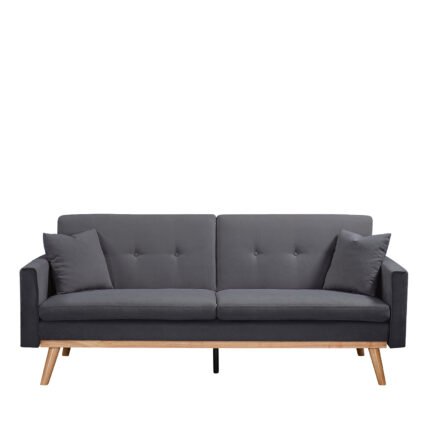 Βρες το Καναπές Κρεβάτι ArteLibre BELVIA Σκούρο Γκρι 202x89x83cm σε μοναδική τιμή στο clickforshop.gr