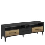 Βρες το Έπιπλο Τηλεόρασης ArteLibre SYBILLA Φυσικό/Μαύρο Μοριοσανίδα/Μελαμίνη 150x35x53cm σε μοναδική τιμή στο clickforshop.gr