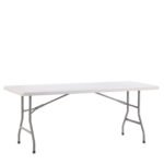 Βρες το Τραπέζι Catering ArteLibre POPLAR Πτυσσόμενο (Όχι Βαλίτσα) Λευκό/Γκρι HDPE/Μέταλλο 180x75x74cm σε μοναδική τιμή στο clickforshop.gr