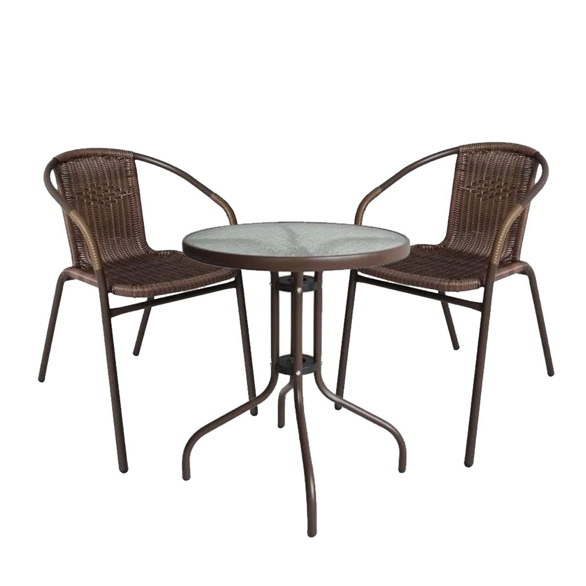 Σετ Τραπεζαρία Κήπου ArteLibre EARTH Μέταλλο Καφέ Με 2 Πολυθρόνες Βρες το Σετ Τραπεζαρία Κήπου ArteLibre EARTH Μέταλλο Καφέ Με 2 Πολυθρόνες σε μοναδική τιμή στο clickforshop.gr