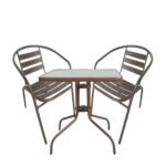 Βρες το Σετ Τραπεζαρία Κήπου ArteLibre MARS Μέταλλο Καφέ Με 2 Πολυθρόνες 14990087 σε μοναδική τιμή στο clickforshop.gr