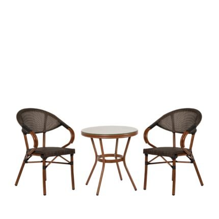 Βρες το Σετ Τραπεζαρία Κήπου ArteLibre BURUNDI Μπαμπού Αλουμίνιο/Γυαλί Με 2 Πολυθρόνες 14990221 σε μοναδική τιμή στο clickforshop.gr