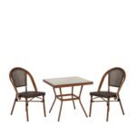 Βρες το Σετ Τραπεζαρία Κήπου ArteLibre ANGOLA Μπαμπού Αλουμίνιο/Γυαλί Με 2 Καρέκλες 14990228 σε μοναδική τιμή στο clickforshop.gr
