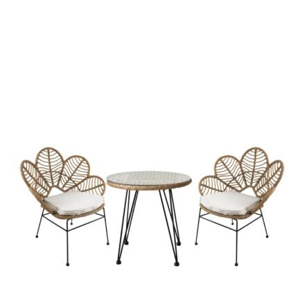 Βρες το Σετ Τραπεζαρία Κήπου ArteLibre EUSEBIO Φυσικό/Μαύρο Μέταλλο/Rattan Με 2 Καρέκλες 14990358 σε μοναδική τιμή στο clickforshop.gr