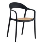 Βρες το Πολυθρόνα Κήπου ArteLibre VITI-LEVU Μαύρο/Φυσικό PP 51.5x57x81cm σε μοναδική τιμή στο clickforshop.gr