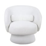 Βρες το Πολυθρόνα Περιστρεφόμενη ArteLibre THEBE Λευκό Ύφασμα 77.5x74x78cm σε μοναδική τιμή στο clickforshop.gr