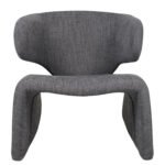 Πολυθρόνα ArteLibre HIMALIA Γκρι Ύφασμα/Μέταλλο/Ξύλο 73x78x75cm - Image 2